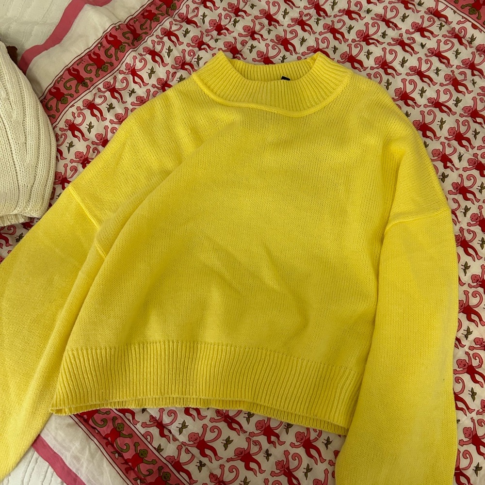 Yellow DIVIDED H&M yellow sweater